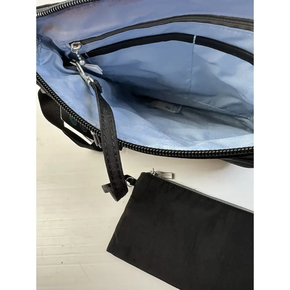 baggallini Crossbody Bag Black RFID Protection Organization Antibacterial Pocket